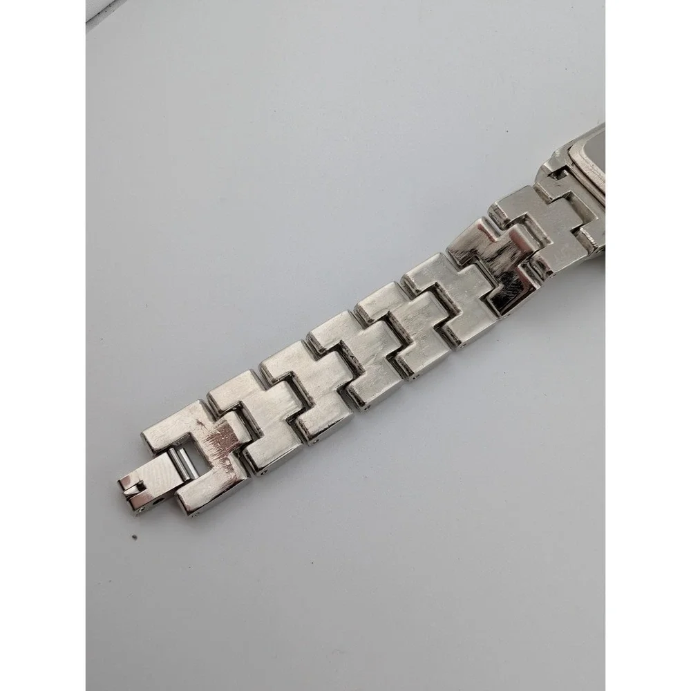 Cote d'Azur Tank Watch Women 21mm Case‎ Crystals Silver 7.25